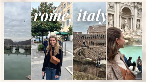 Rome Vlog Colosseum Trevi Fountain Spa Day Incredible Michelin Food