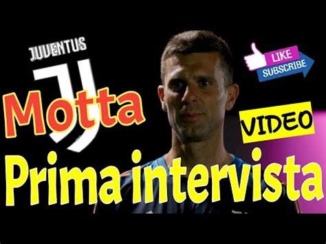 VIDEO La Prima Intervista Di Thiago Motta YouTube