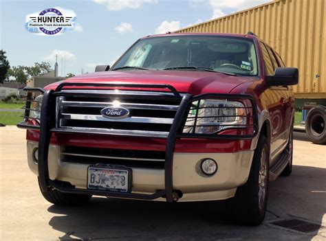 Fits 2003 2017 Ford Expedition Grill Guard Brush Bumper Bar Black Push Ebay