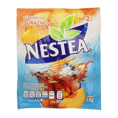 Polvo Para Preparar Bebida Nestea T Negro Sabor Durazno G Walmart