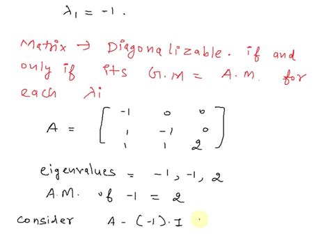 Solved Give An Example Of A X Matrix With Eigenvalues Of And