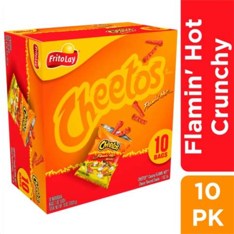 Cheetos® Flamin Hot® Crunchy Multipack Chips 10 Pk 1 Oz Kroger