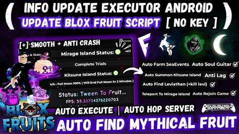 Update Blox Fruit Script Auto Find Mythical Fruit Sea Event