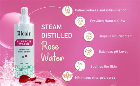 Alcali Skin Face Toner With Pure Steam Distilled Rose Water