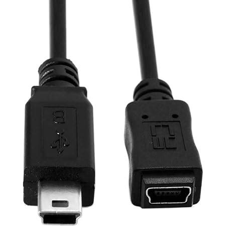 CY Mini USB Typ B 5 polig Stecker auf Buchse Verlängerungskabel 150cm