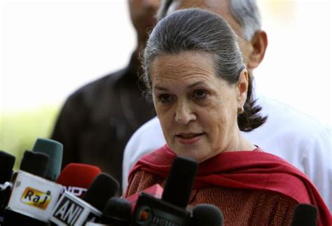 Fight Bjp S Blackmail Aggressively Sonia To Cong Rediff News