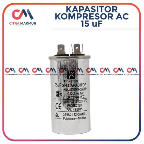 Jual Kapasitor AC 15 UF Capasitor Outdoor Kompresor Panasonic 1 2 1 Pk