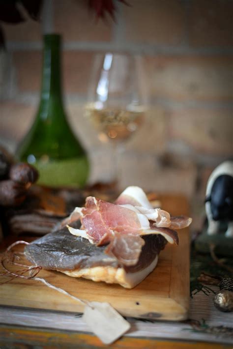 Board with uncooked pork meat with wineFree Stock Photo