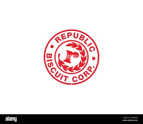 Republic Biscuit Corporation, Rotated Logo, White Background B Stock ...