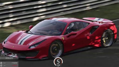 Assetto Corsa Ferrari 488 Pista V2 3 Nordschleife 6 55 YouTube