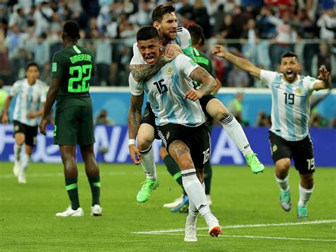 World Cup News Messi Rojo Rescue Argentina From Humiliating Early Exit