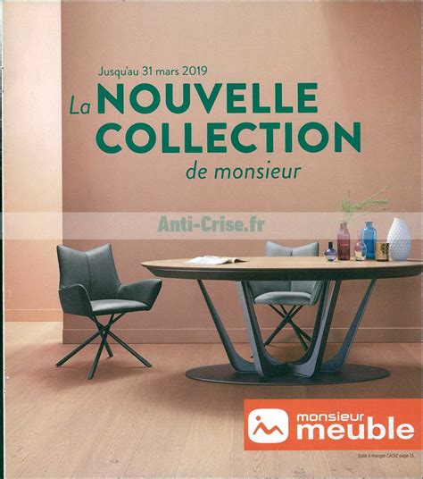 Anti crise fr Catalogue Monsieur Meuble du 26 février au 31 mars