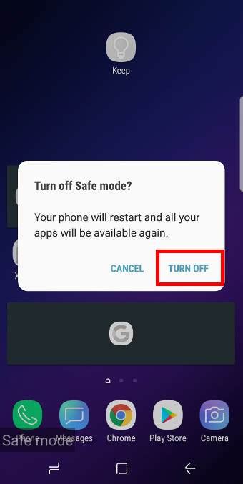 How To Use Galaxy S9 Safe Mode On Galaxy S9 And S9 Galaxy S9 Guides
