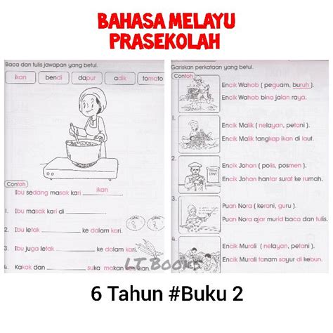 Latihan Bahasa Melayu Tadika 6 Tahun Bahasa Melayu Huruf Vokal