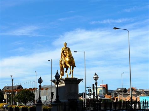 Equestrian statue of William III in Kingston upon Hull UK