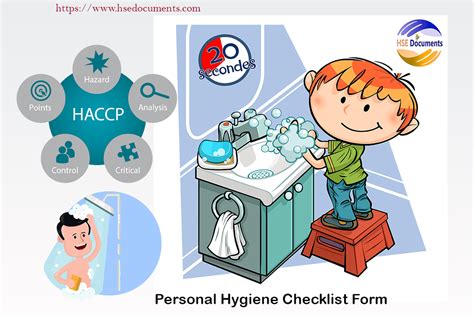 Personal Hygiene Checklist Form Hse Documents