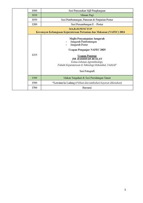 TENTATIVE PROGRAM NAFEC2025