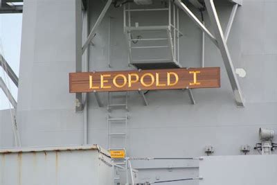 Anciens Navires Zeemacht Force Navale F Leopold I Quai