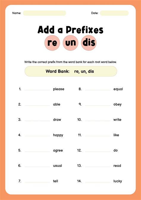 16 Prefix Un Re Worksheet Free PDF At Worksheeto Worksheets Library