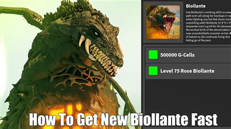 How To Get Easily New Biollante Remodel Kaiju Universe Update YouTube