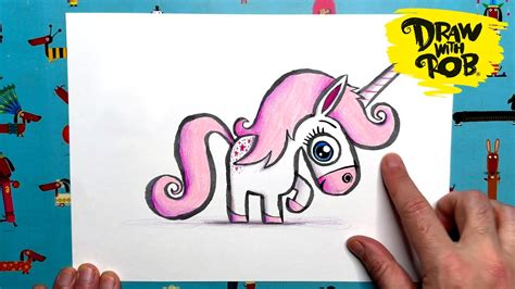 Drawwithrob Rainbow The Unicorn Youtube