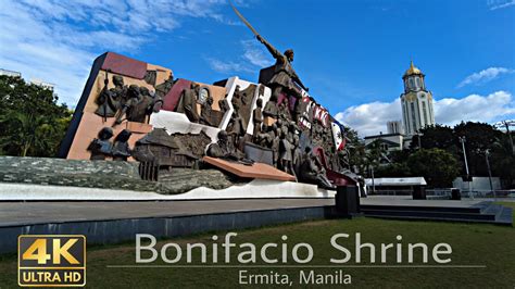 Bonifacio ShrinePark And Plaza Ermita Manila Daylight Walking