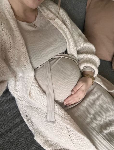 Pregnacy Outfit Nude Kleding Zwanger Zwangerschap