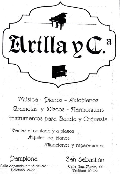 Comercios Del Viejo Pamplona Casa Arilla 1907 2021 Memorias Del