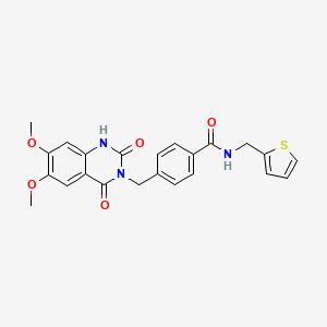 4 6 7 Dimethoxy 2 4 Dioxo 1 2 3 4 Tetrahydroquinazolin 3 Yl Methyl N