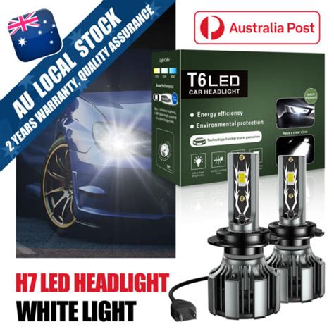 X H Led Headlight Bulb Kit Globes High Low Beam Lamp For Toyota