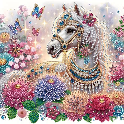 D Diy Crystal Rhinestone Diamond Painting Unicorn