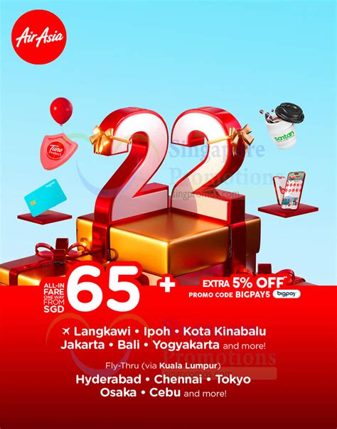 Expired Air Asia Celebrates Years With All In One Way Fares Fr S