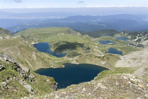 Paysage Incroyable Des Sept Lacs Rila Bulgarie Image Stock Image Du