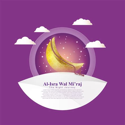 Premium Vector Vector Illustration For Islamic Day Al Isra Miraj