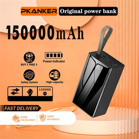 Original Brand Fast Charging 150000mAh 200000mAh Powerbank Original