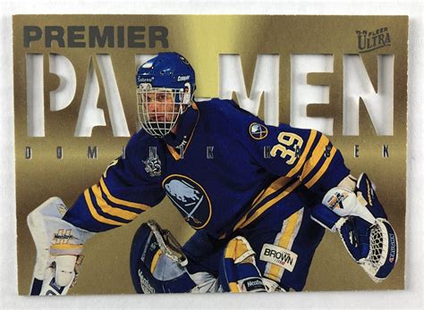 Fleer Ultra Dominik Hasek Premier Padmen Buffalo Sabres Ebay