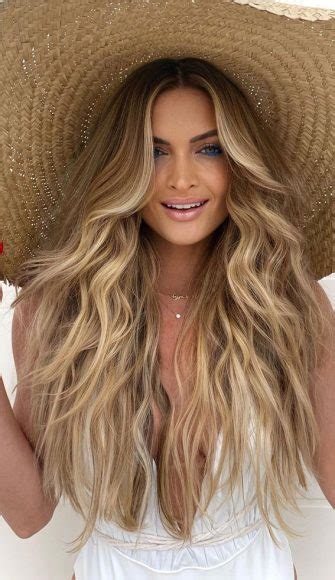 Cute Summer Hair Colours Hairstyles Beachy Blonde Balayage