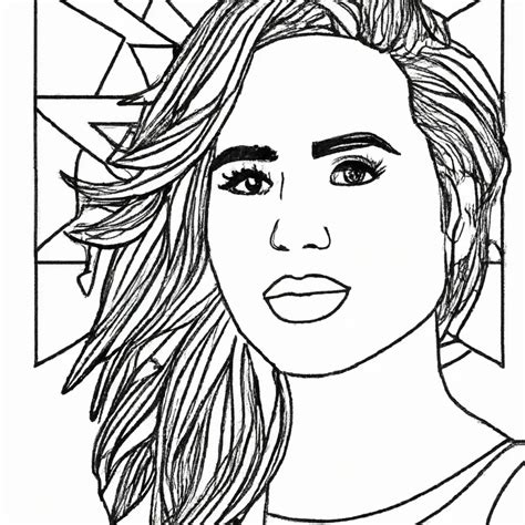 Demi Lovato Desenhos Para Imprimir E Colorir Gr Tis