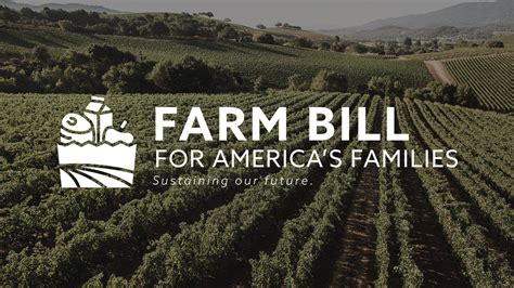 What Is The Farm Bill Farm Bill For Americas Families