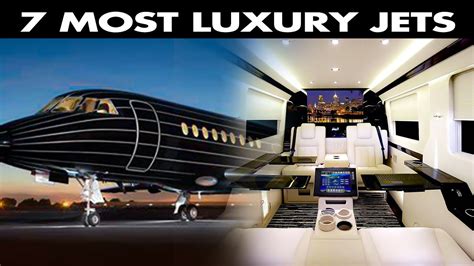 7 Most Luxurious Private Jets In The World Youtube