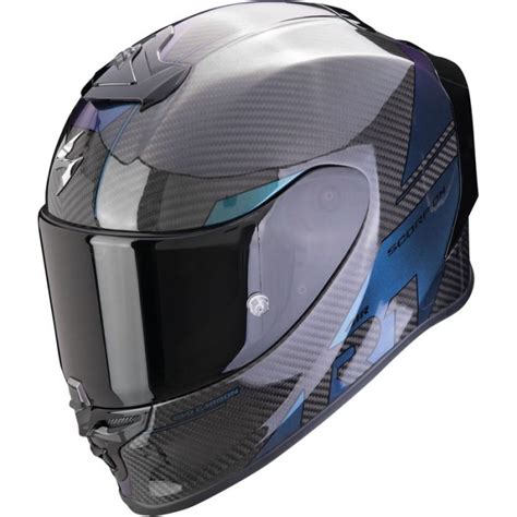 Casque Scorpion Exo R Evo Carbon Air Rally Noir Chameleon