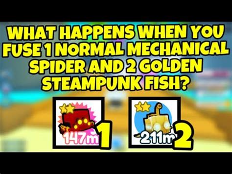 What Happens When You Fuse 1 Normal Mechanical Spider And 2 Golden