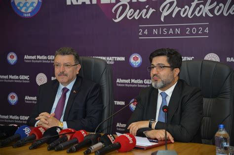 BAŞKAN GENÇ RAYLI SİSTEM İÇİN ÇOK HIZLI BAŞLADI