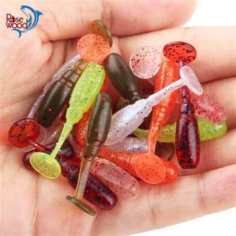 Rosewood D Fish T Tail Silicone Soft Lures Cm G Artificial