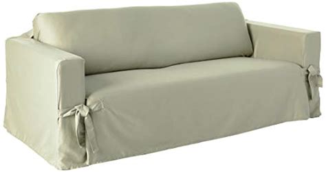 Surefit Cotton Duck Heavyweight Sofa Slipcover Sage Pricepulse