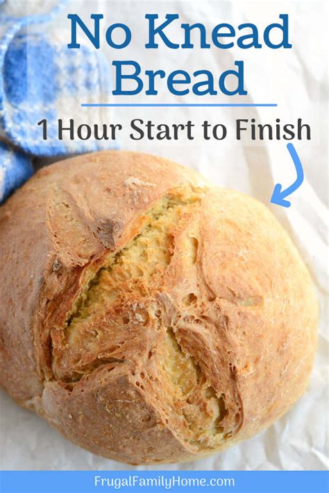 Quick And Easy No Knead Bread Ready In An Hour Easy Bread Recipes Knead Bread Recipe