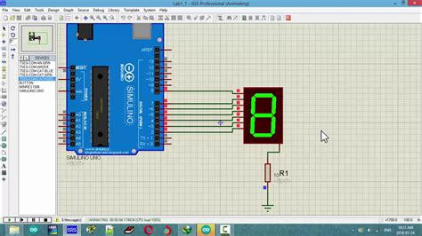 Seven Segment Display To Arduino In Proteus Arduino Proteus Images