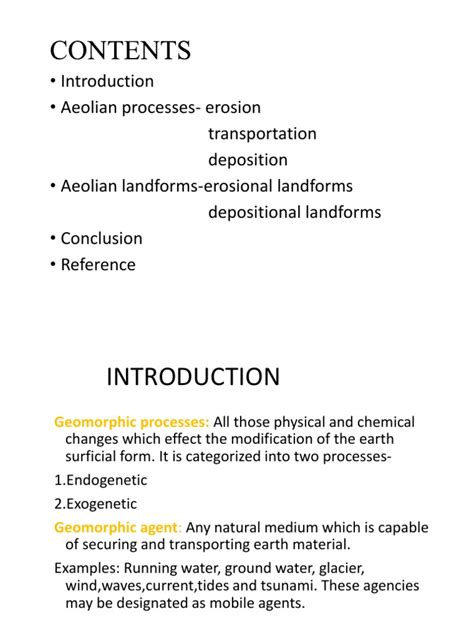 Aeolian Landforms - 4 | PDF | Dune | Erosion