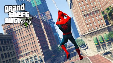 SPIDERMAN MOD W WEB SWINGING GTA 5 Mods YouTube