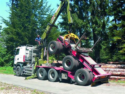 Un grumier achemine les bois résineux des forêts de montagne jusquen